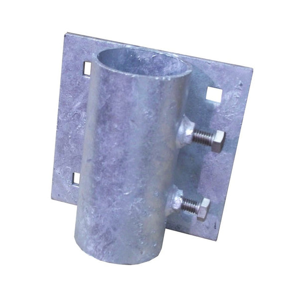 Dock Edge Side Leg Pipe Holder, HD, Galvanized 99-003-F - BoatNDock.com