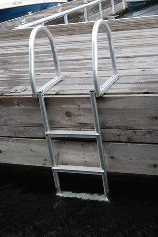 Dock Edge Flip-Up ECO, Weld Free Aluminum - BoatNDock.com