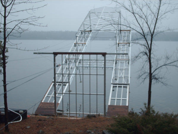 Towered Lift Docks - BoatNDock.com