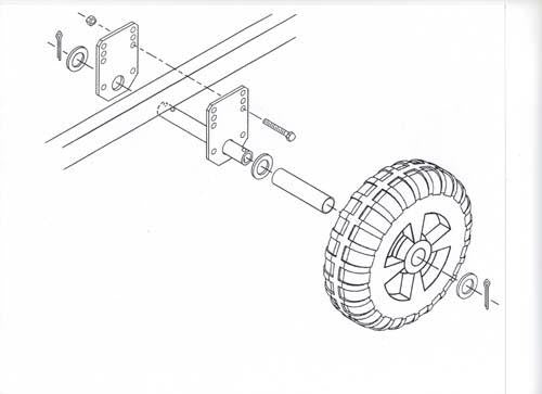 Fixed Wheel HD Kit for Boat Lift - BoatNDock.com