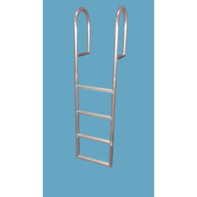 Dock Edge Step Aluminum Fixed - BoatNDock.com